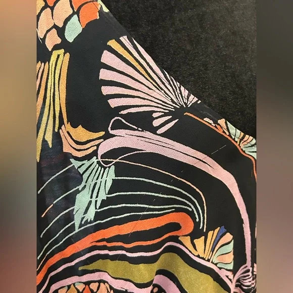 Free People “Beneath the Sea” Batman Wing Top Blouse - Picture 13 of 16